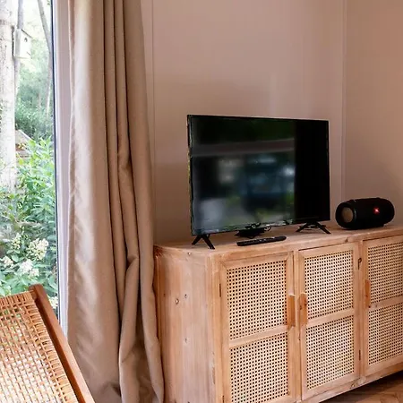 Forest Finest, Luxe Met Hot Tub Mooie Overkapping En Prachtige Tuin Met Veel Privacy Alpesi faház Hoenderloo