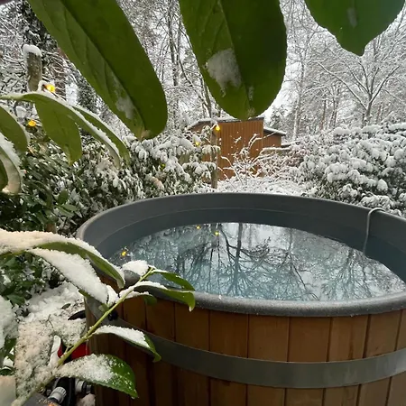 샬레 Forest Finest, Luxe Met Hot Tub Mooie Overkapping En Prachtige Tuin Met Veel Privacy 헨덜루