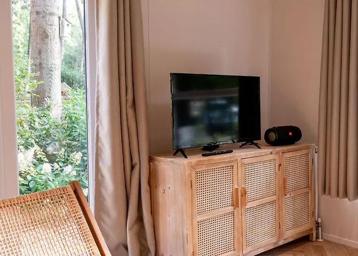 Forest Finest, Luxe Met Hot Tub Mooie Overkapping En Prachtige Tuin Met Veel Privacy Alpesi faház Hoenderloo